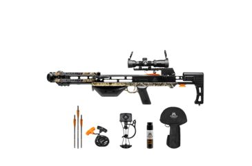 Image of Mission Crossbows Sniper Lite Crossbow Pro Kit, Black/Camo, XK025
