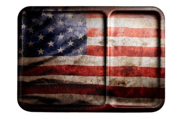 Image of Mission First Tactical Boltaron Dump Tray, American Flag M1, HEDC-IM-AFM1-M