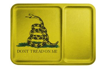 Image of Mission First Tactical Boltaron Dump Tray, Gadsden Flag, HEDC-IM-GF-M