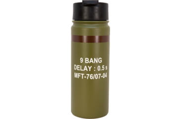 Image of Mission First Tactical M18 Nine Bang Flip-Top Bottle, Green, 16oz, DM9BG-16