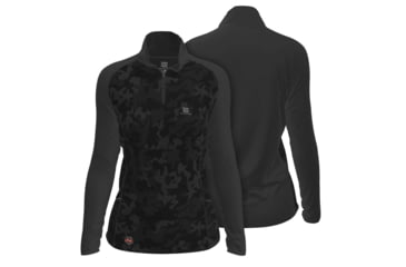 Image of Mobile Warming 7.4V Heated Proton Baselayer Shirt - Womens, Black Camo, Medium, MWWT15010321