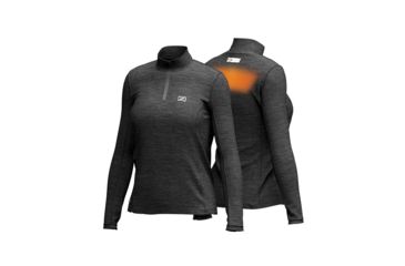Image of Mobile Warming Ion Shirt - Womens, Black, Large, MWJ19W10-01-04
