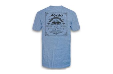 Image of Mojo Sportswear Company Buffalo Stamp Short Sleeve Pocket T-Shirt - Mens, Heron Blue, 2XL, HRNBL - 2XL - MSBSPT