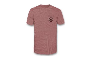 Image of Mojo Sportswear Company Buffalo Stamp Short Sleeve Pocket T-Shirt - Mens, Redfish, Extra Small, Redfish - XS - MSBSPT