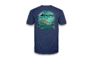 Image of Mojo Sportswear Company Eel Assault Cobia Scene Short Sleeve Pocket T- Shirt - Mens, Nautical Navy, 2XL, NTCN - 2XL - MSCSST