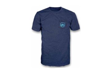 Image of Mojo Sportswear Company Fins Up Tails Down Marlin Scene Short Sleeve Pocket T - Mens, Nautical Navy, 2XL, NTCN - 2XL - MSFNTDMSPT