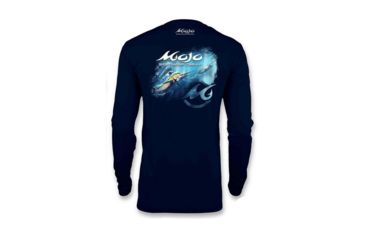 Image of Mojo Sportswear Company Fins Up Tails Down Marlin Scene Wireman X - Mens, Nautical Navy, 2XL, NTCN - 2XL - FNTDMS WRMN X