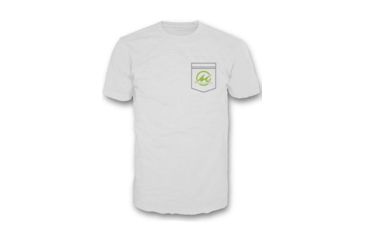 Image of Mojo Sportswear Company Gulp, Slurp, Swallow Bass Scene Short Sleeve Pocket T - Shirt - Mens, White Caps, 2XL, WHTCP - 2XL - MSGSSBST