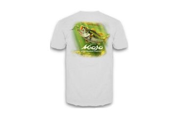 Image of Mojo Sportswear Company Gulp, Slurp, Swallow Bass Scene Short Sleeve Pocket T - Shirt - Mens, White Caps, 2XL, WHTCP - 2XL - MSGSSBST