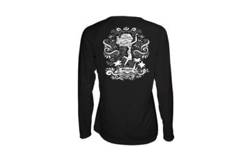 Image of Mojo Sportswear Company Ladies Adventures V-Neck Shirt - Womens, Octopus Ink, 2XL, OCTIN - 2XL - LAVNWRMN