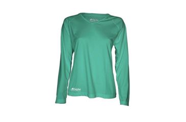 Image of Mojo Sportswear Company Ladies Adventures V-Neck Shirt - Womens, Skiff Green, 2XL, SKGGR - 2XL - LAVNWRMN