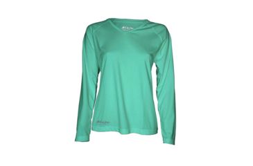 Image of Mojo Sportswear Company Ladies Flats Trio V-Neck Shirt - Womens, Skiff Green, 2XL Skiff Green - 2XL - Ladies Flats Trio V-Neck WRMN