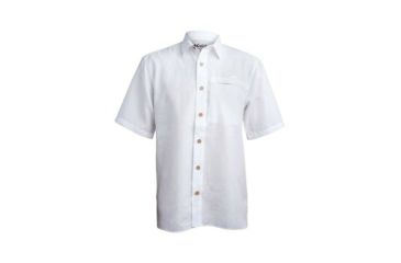 Image of Mojo Sportswear Company Mr. Big Sport Check Performance Shirt Short Sleeve - Mens, White Caps, 2XL, WHTCP - XXL - MBSCPRFSHTSS
