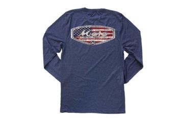 Image of Mojo Sportswear Company Patriot Crest Tee LS - Mens, Nautical Navy, Medium, NTCN - M - MPCT LS
