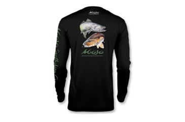 Image of Mojo Sportswear Company Performance Fish Wireman X Redfish/Trout - Mens, Octopus Ink, Large, OCTIN - L - PRPFWRMNXRT
