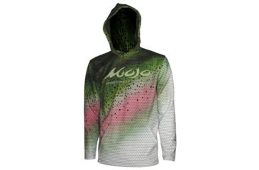 Image of Mojo Sportswear Company Performance Hoodie - Mens, Rainbow Trout, Small, RBW Trout - S - PRF Hoodie