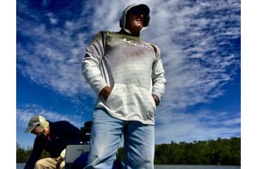 Image of Mojo Sportswear Company Performance Hoodie - Mens, Tarpon, 4XL, Tarpon - 4XL - PRF Hoodie