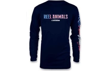 Image of Mojo Sportswear Company Reel Animals American Wireman X - Mens, Nautical Navy, Large Nautical Navy- L - Reel Animals American WRMN X