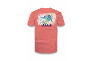 Image of Mojo Sportswear Company Sailfish Shatter Tee - Mens, Bleached Salmon, Large Bleached Salmon - L - Mojo Sailfish Shatter Tee