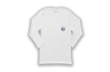Image of Mojo Sportswear Company Tarpon Tee Long Sleeve - Mens, White Caps, Large, WHTCP - L - MJTT LS