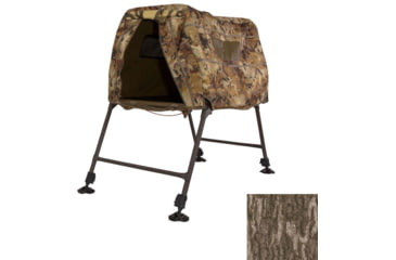 Image of Higdon Outdoors MOmarsh Invisi-Lab Dog Blind, Adjustable Legs, 24in to 34in Height, Mesh Bottom, Mossy Oak Original Bottomland, 34016