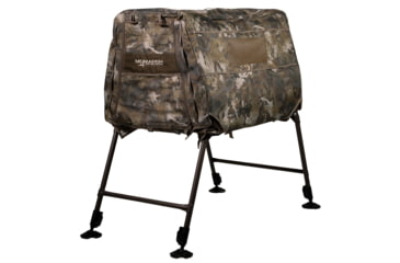Image of Higdon Outdoors MOmarsh Invisi-Lab Dog Blind, Adjustable Legs, 24in to 34in Height, Mesh Bottom, Optifade Timber, 34019