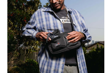 Image of Long Weekend Santa Fe Shoulder Bag, Black, 213-004