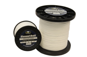 Image of Momoi Diamond Braid Generation III Hollow Core 130lb 600yd White, 73613