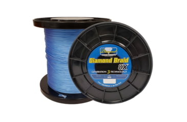 Image of Momoi Diamond Braid Generation III Hollow Core 200lb 600yd Blue, 74620