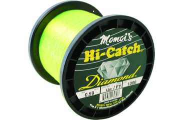 Image of Momoi Hi-Catch Diamond Mono Line 100lb 1000yd Hi-Vis Yellow, 13100