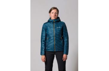 Image of Montane Fem Phoenix Flight Jacket, Narwhal Blue, UK 8/US XS/EUR 34, FPHFJNARA6