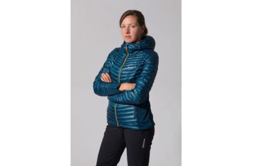 Image of Montane Fem Phoenix Flight Jacket, Narwhal Blue, UK 8/US XS/EUR 34, FPHFJNARA6