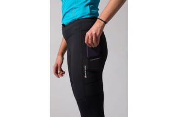 Image of Montane Fem Trail Series Thermal Tights, Black, UK 8/US XS/EUR 34, FTSTTBLAA6