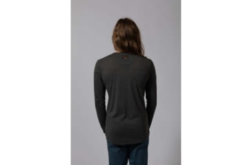 Image of Montane Mono Long Sleeve T-Shirt - Womens, Charcoal, Extra Small, FMNLSCHAA09