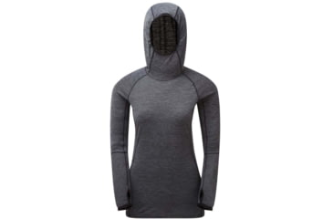 Image of Montane Primino Hybrid Hoodie - Womens, Black, Medium, FPHHOBLAM08