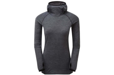 Image of Montane Primino Hybrid Hoodie - Womens, Black, Medium, FPHHOBLAM08