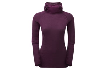 Image of Montane Primino Hybrid Hoodie - Womens, Saskatoon Berry, Medium, FPHHOSASM08