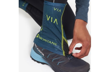 Image of Montane Via Sock-It Gaiter, Narwhal Blue, Small/Medium, ASIGANARB12