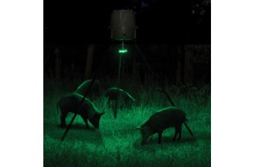 Image of Moultrie Feeder Hog Light, Black/Green, MFA-12651