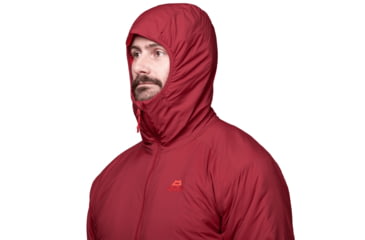 Image of Mountain Equipment Andola Hooded Jacket - Mens, Merlot, Small, Me-01979 MerlotS