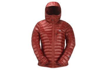Image of Mountain Equipment Arete Hooded Jacket - Women's-Vintage Red-X-Large