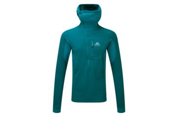 Image of Mountain Equipment Eclipse Hooded Zip-T - Mens, Legion Blue/Tasman, Large, ME-002285-Me-01428 LT-L