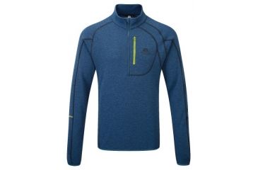 Image of Mountain Equipment Integrity Zip Tee Pullover, Marine, Large 4-2A-L-DEMO