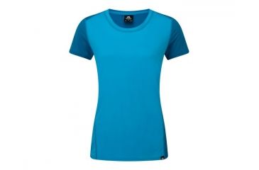 Image of Mountain Equipment Lumen Tee, Digital Blue/Lagoon, Medium 89-4-M-DEMO