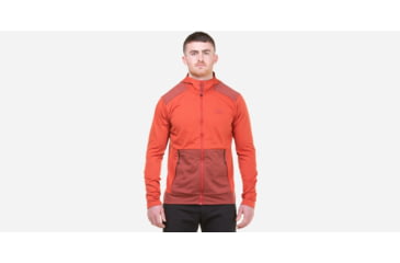 Image of Mountain Equipment Oracool Hooded Jacket - Mens, Red Rock/Fired Brick, Small, 01799Red/FirBrickS