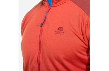 Image of Mountain Equipment Oracool Hooded Jacket - Mens, Red Rock/Fired Brick, Small, 01799Red/FirBrickS