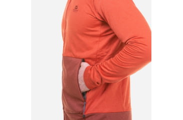 Image of Mountain Equipment Oracool Hooded Jacket - Mens, Red Rock/Fired Brick, Small, 01799Red/FirBrickS