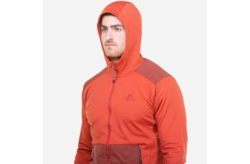 Image of Mountain Equipment Oracool Hooded Jacket - Mens, Red Rock/Fired Brick, Small, 01799Red/FirBrickS