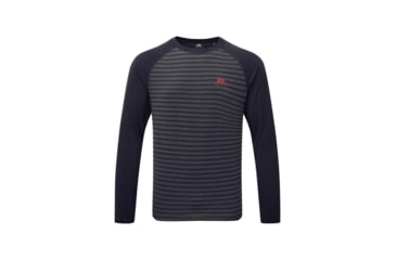 Image of Mountain Equipment Redline LS Tee - Mens, Cosmos Stripe/Cosmos, Extra Large, 01463CosmosXL