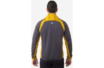 Image of Mountain Equipment Switch Pro Hooded Jacket - Mens, Anvil Grey/Acid, Medium, ME-005131-ME-01565-M